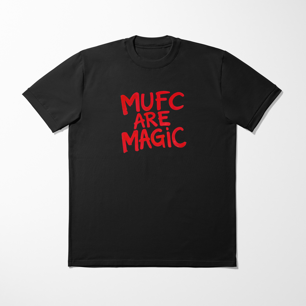 MUFC ARE MAGIC Graphic Adult T-Shirt | Manchester United Football T-Shirt