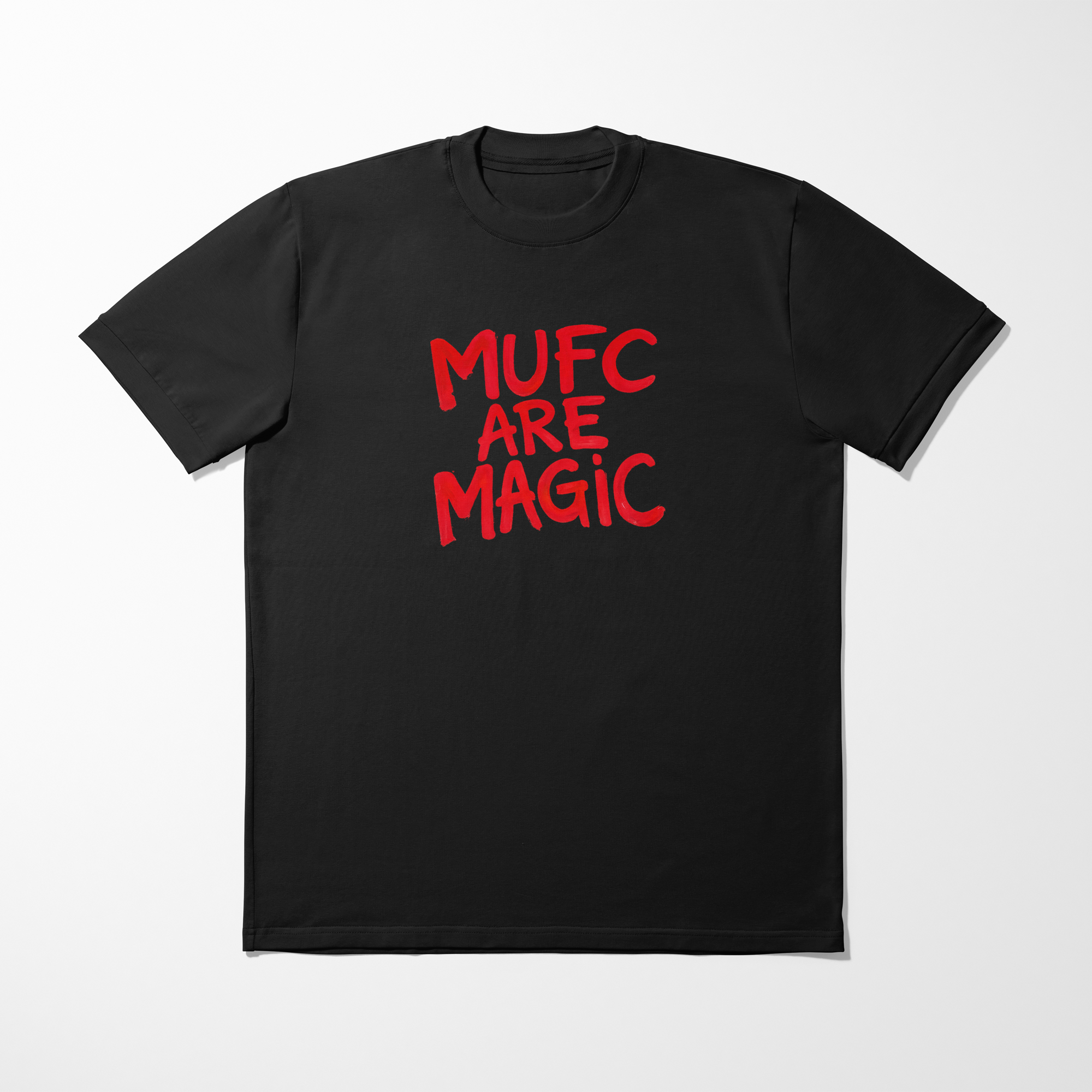 MUFC ARE MAGIC Graphic Adult T-Shirt | Manchester United Football T-Shirt
