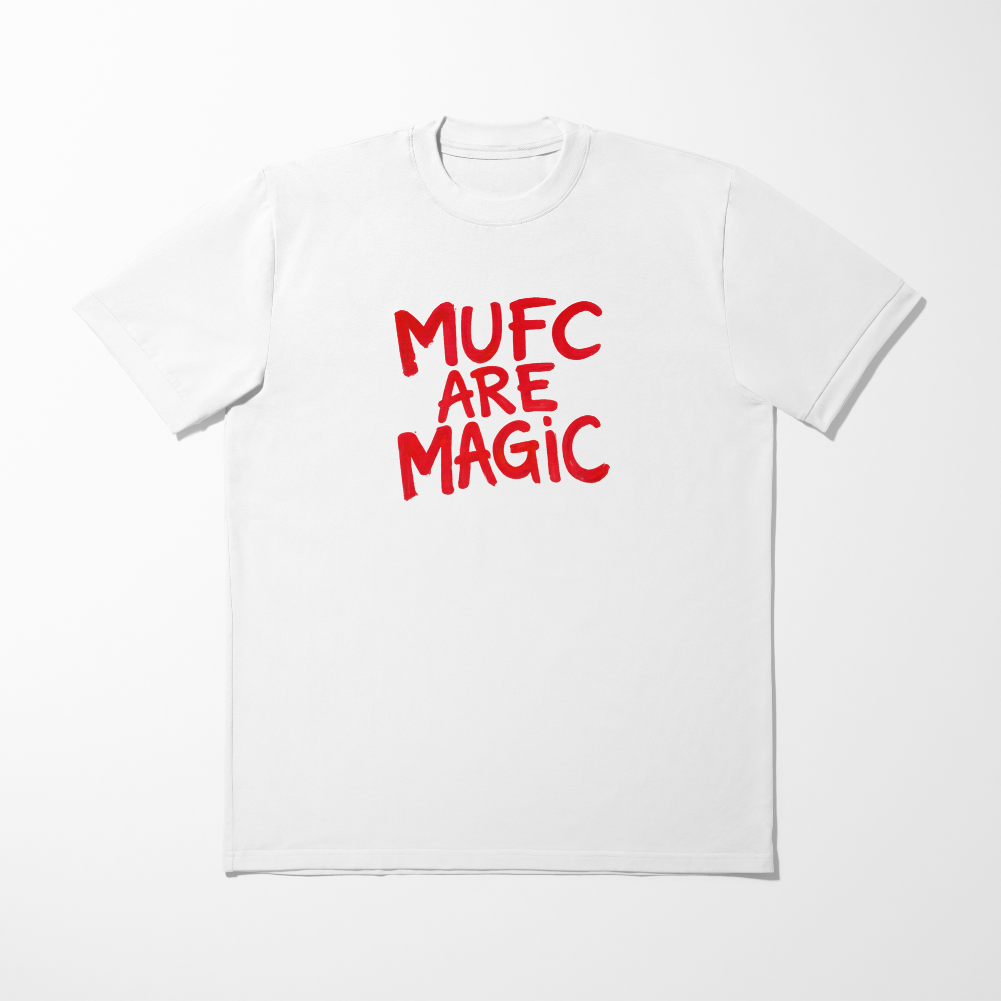 MUFC ARE MAGIC Graphic Adult T-Shirt | Manchester United Football T-Shirt