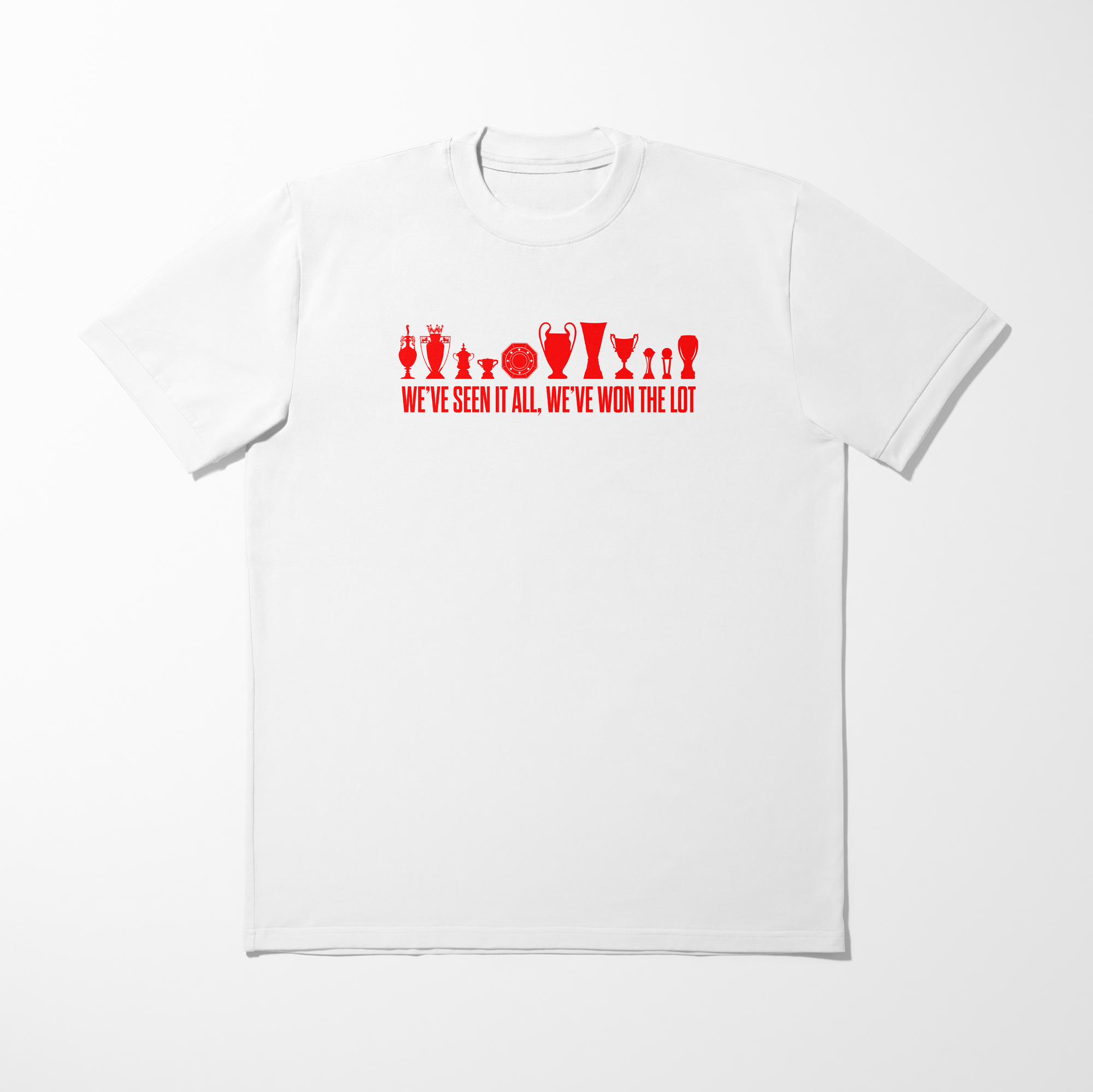 We've Seen It All, We've Won the Lot! Manchester United song shirt by Haz Does Whatever, Manchester United football art