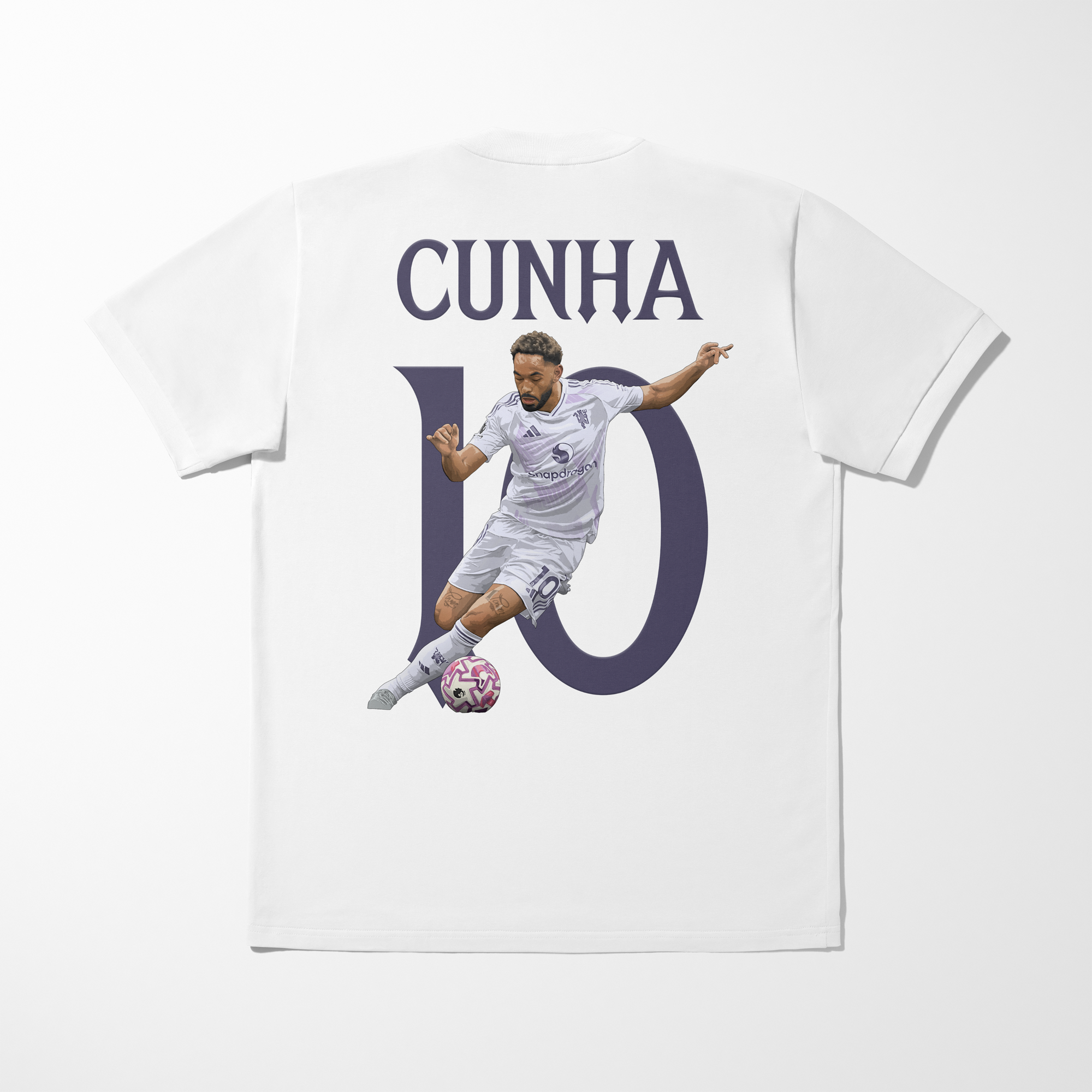 Matheus Cunha shirt by Haz Does Whatever, Manchester United football art