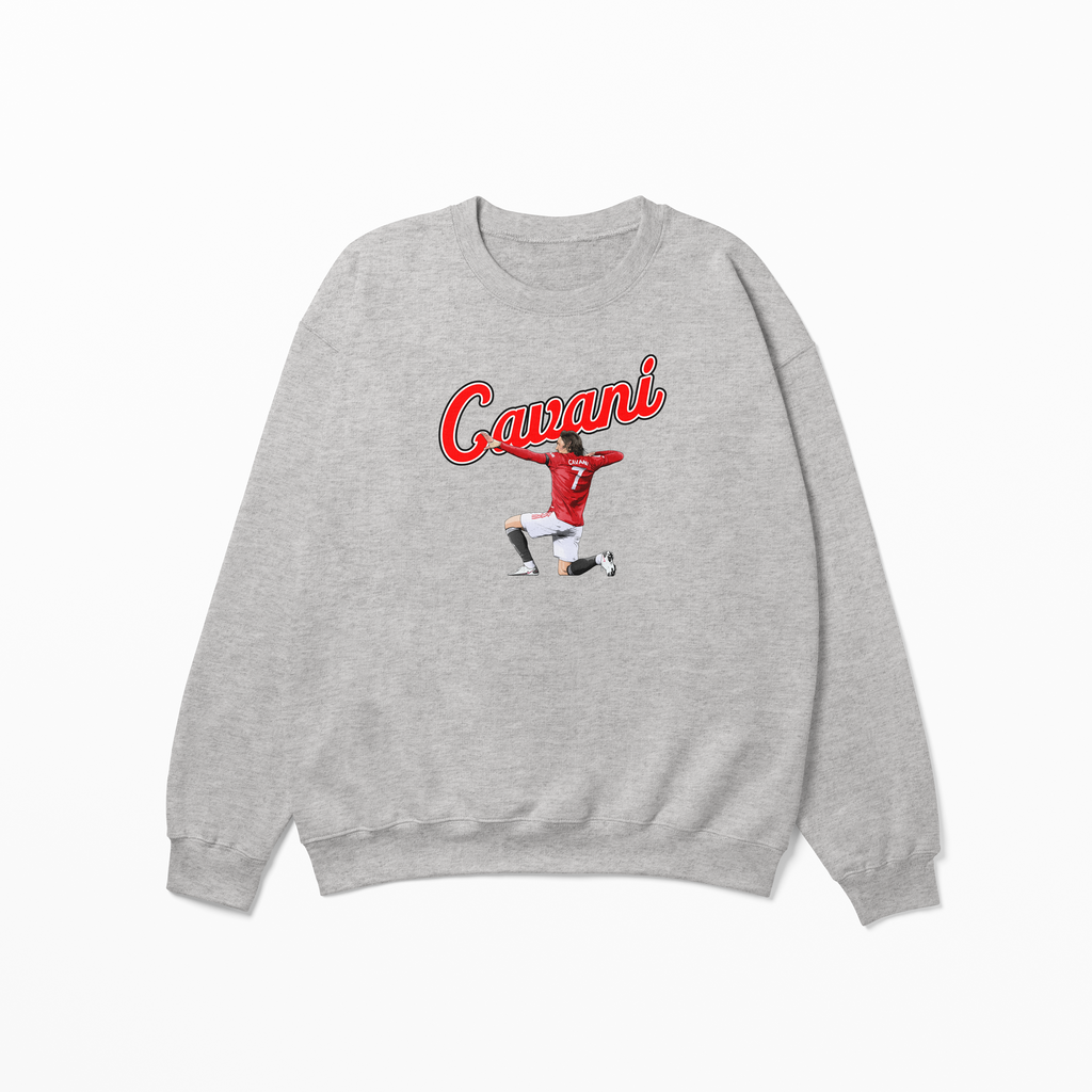 Cavani Graphic Adult Sweatshirt | Manchester United Football Sweatshirt