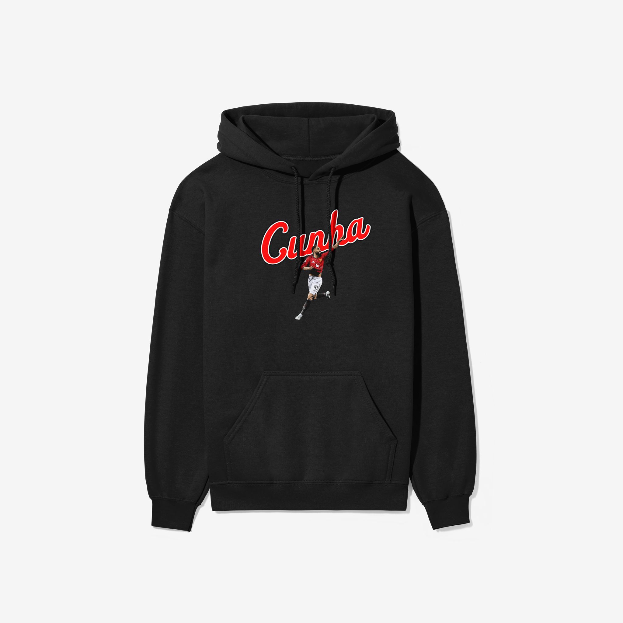 Cunha Graphic Adult Hoodie | Manchester United Football Hoodie