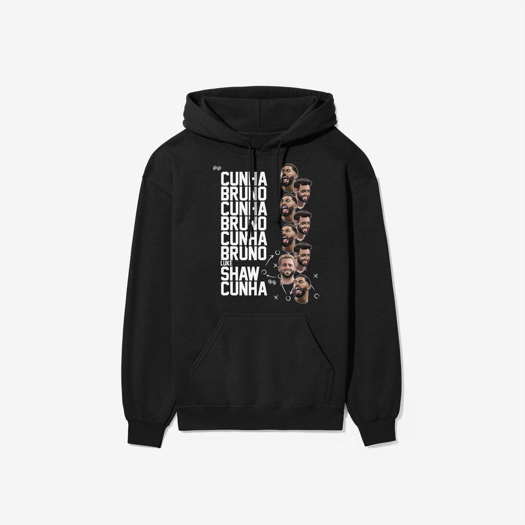 Cunha Bruno Luke Shaw Graphic Adult Hoodie | Manchester United Football Hoodie