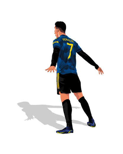Cristiano Ronaldo vs Villarreal Print