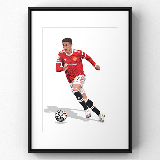 Cristiano Ronaldo vs Newcastle Print