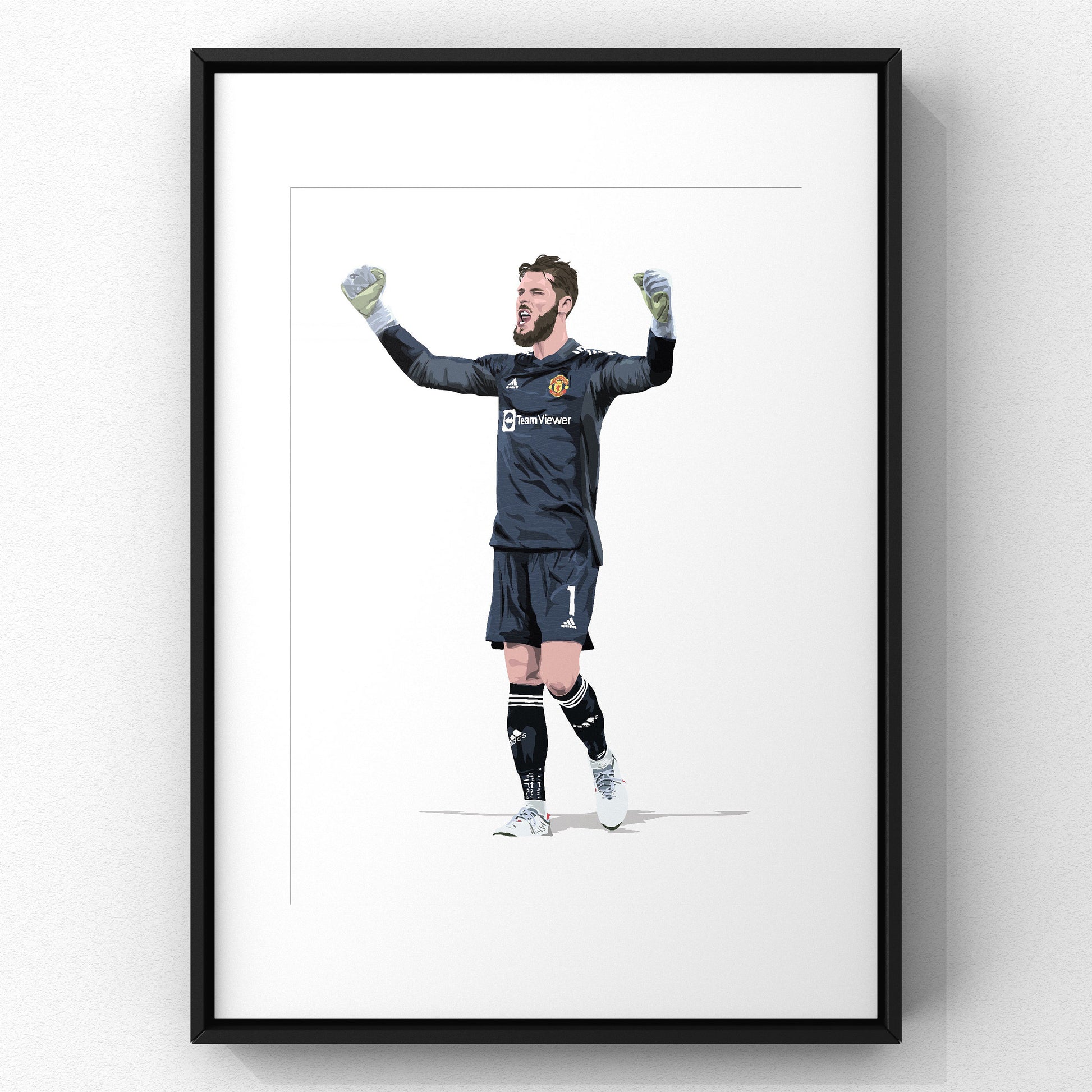 David De Gea vs Norwich Print