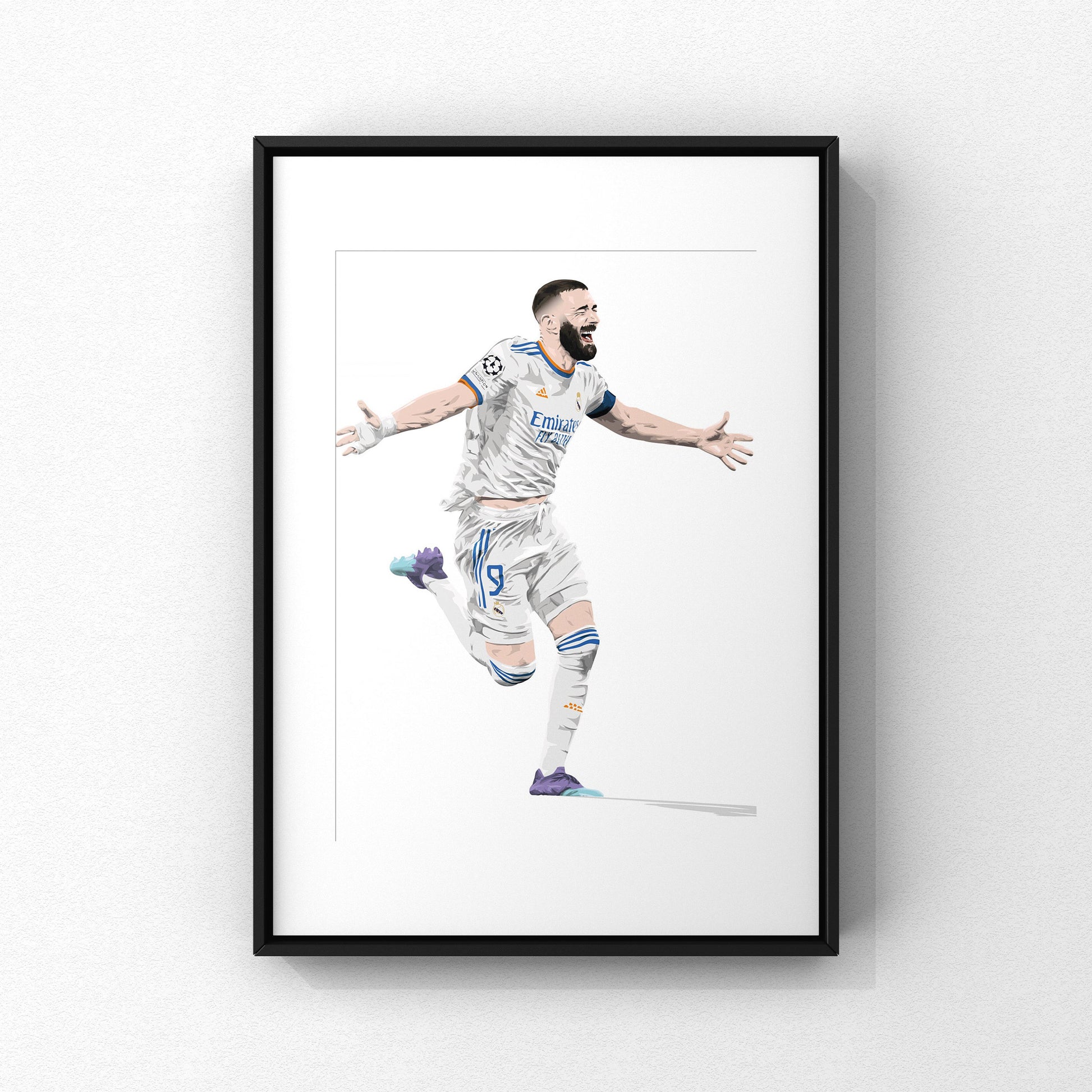 Karim Benzema Champions League Print