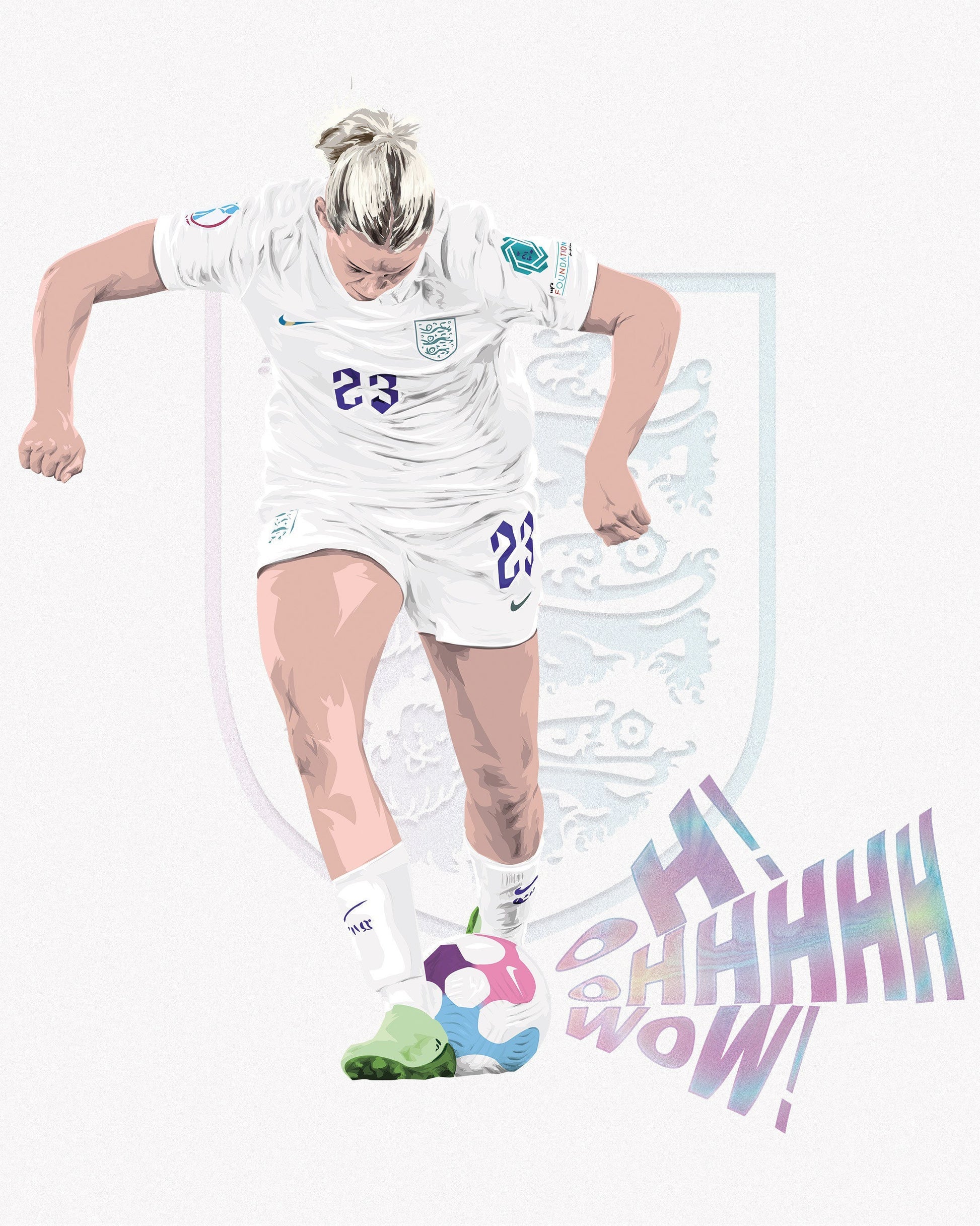 Alessia Russo England Lionesses Print