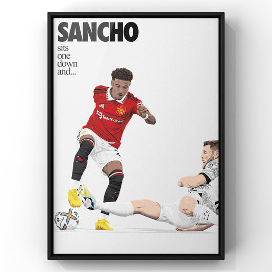 Jadon Sancho Poster Print